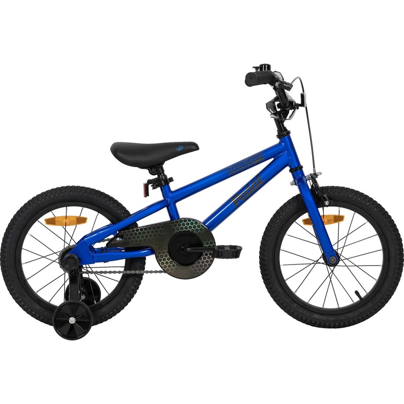2025 PEDAL BUZZ 16|KIDS 16″ WHEEL (5-7 Years Old)|STEEL BLUE BLACK