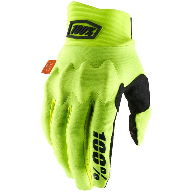100% Cognito Gloves – Flourescent Yellow/Black Full Finger Men’s Medium