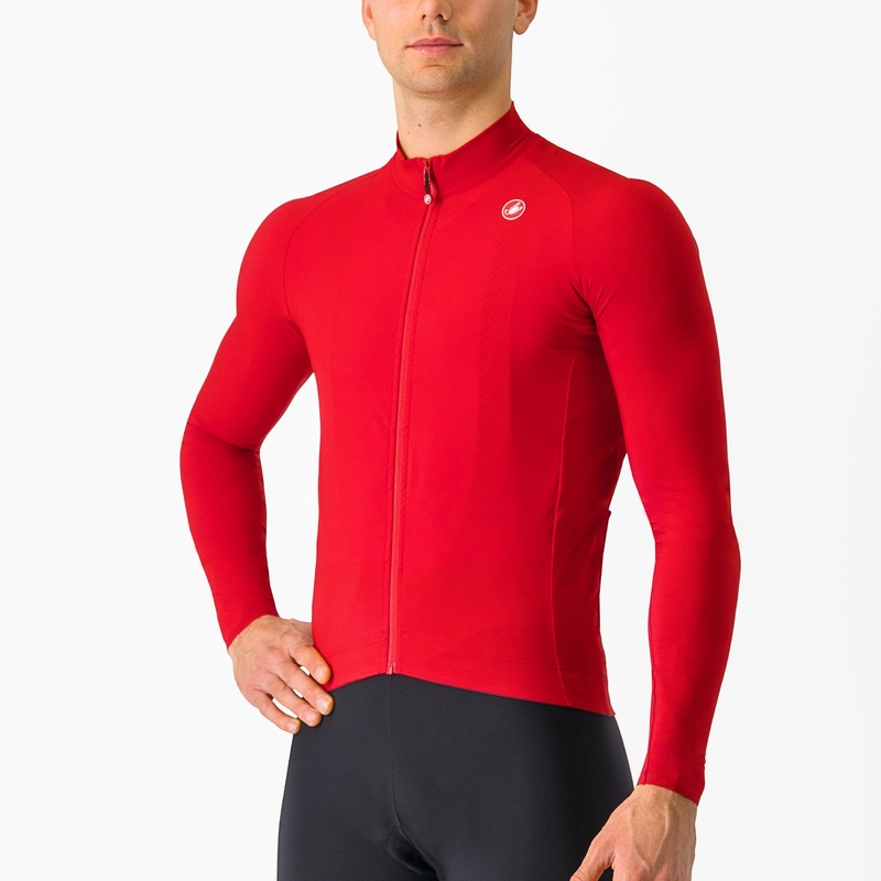 Maglia maniche lunghe Castelli Aero Race – Rosso