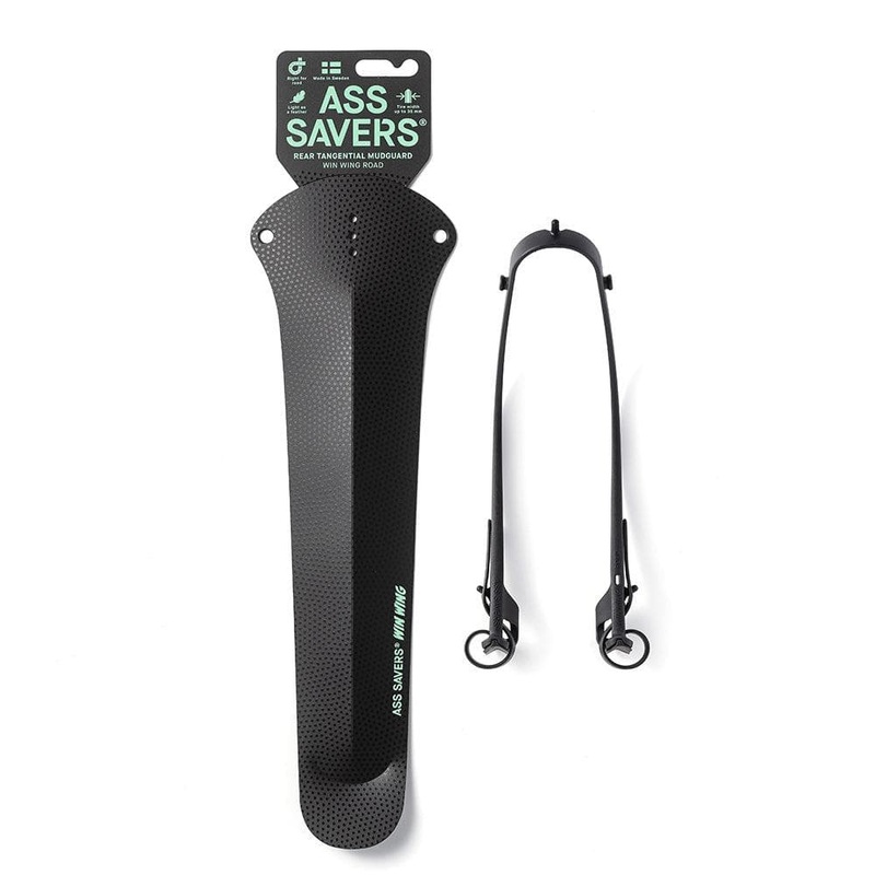Ass Savers Win Wing Road 2 Rear Mudguard Black