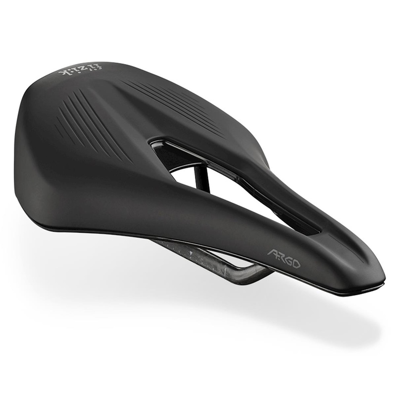 fizik Vento Argo R1 Saddle (Black) (Carbon Rails) (140mm)
