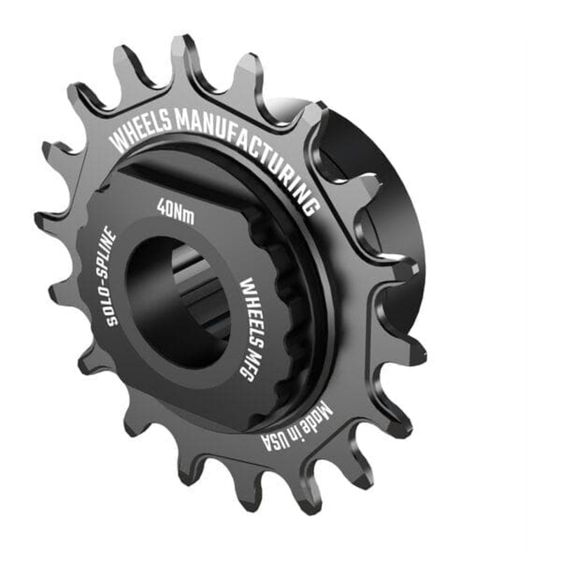 Wheels Manufacturing Solo-Spline – 18T Single Speed Conversion Kit for Micro Spline Compatible Hubs,