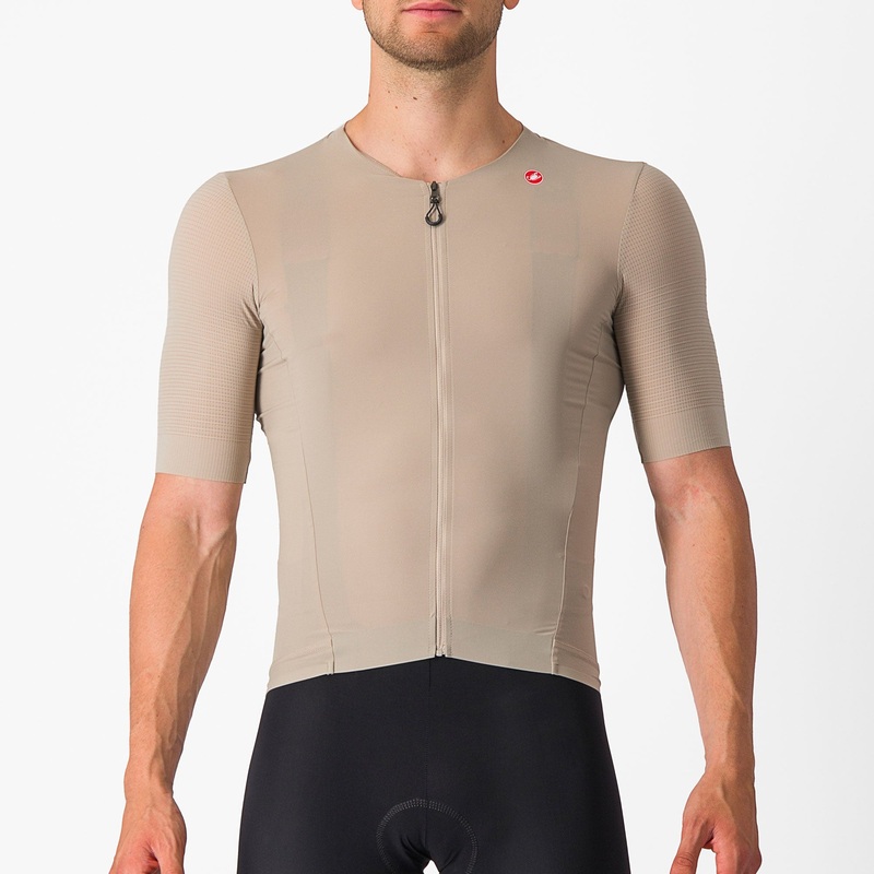 Maglia Castelli Premio – Beige