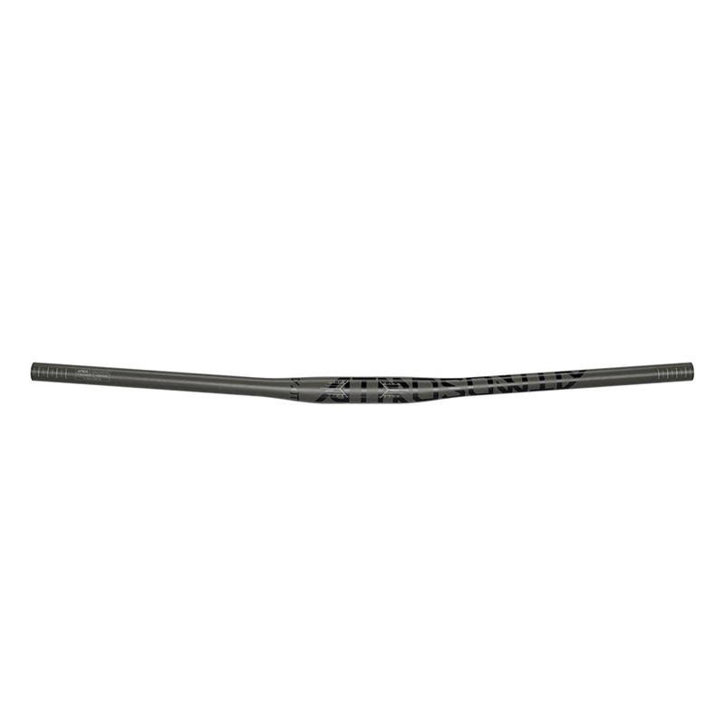 TruVativ Atmos Carbon Flat Handlebar – 760mm Wide 31.8mm Clamp 0mm Rise Natural Carbon A1