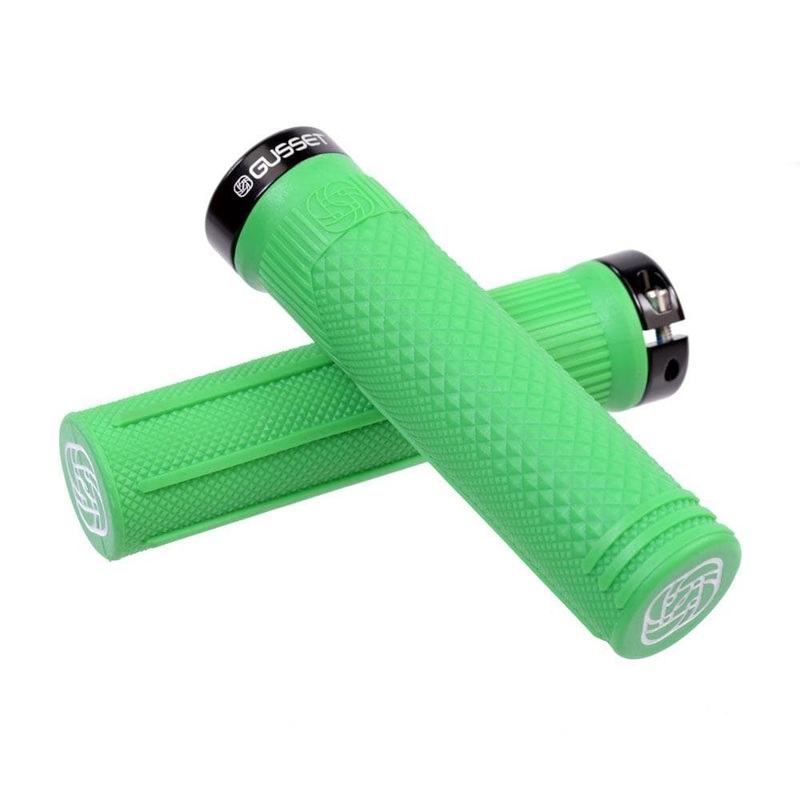 Gusset Grips S2 Clamp-On 133mm Grips Green