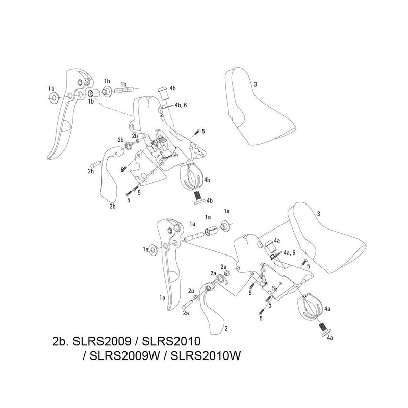 Sram Spare – Shifter Lever Assembly Kit 2009-2011 Apex/Rival, Right: