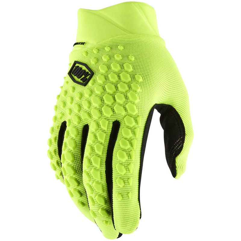 100% Geomatic Gloves – Flourescent Yellow Full Finger Men’s Medium