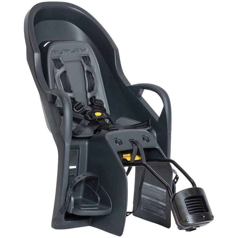 Burley Dash X FM Child Bike Seat – Black/Gray