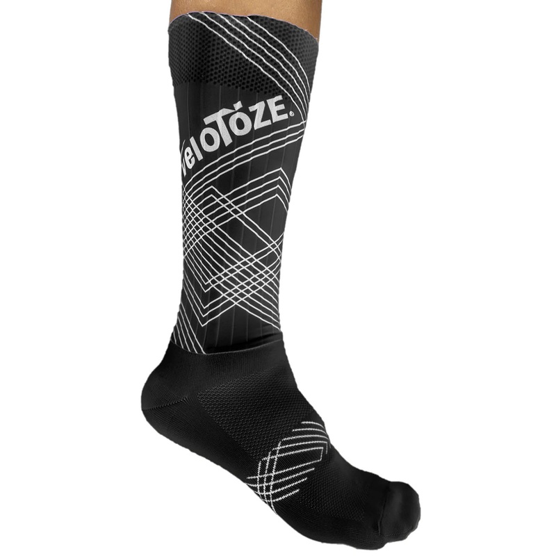 Calze VeloToze Aero Extra Tall – Nero