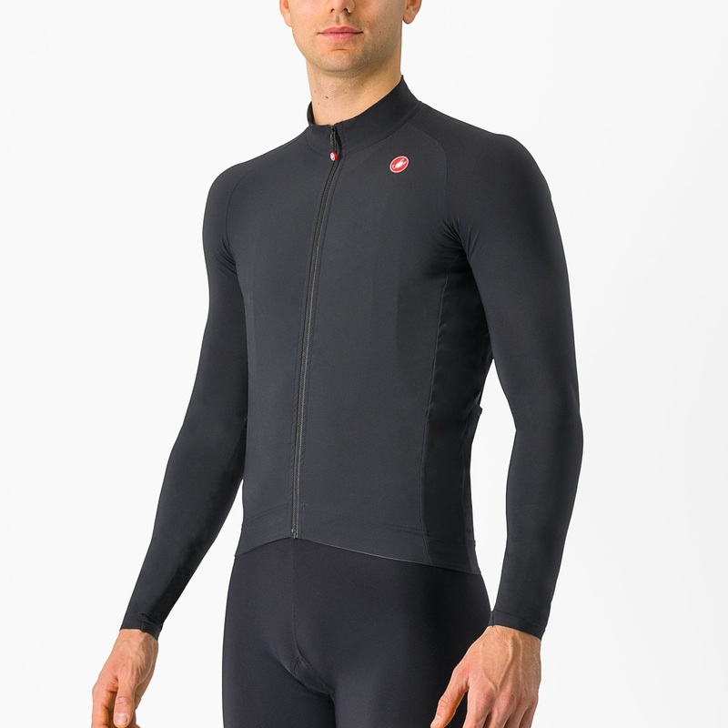 Maglia maniche lunghe Castelli Aero Race – Nero