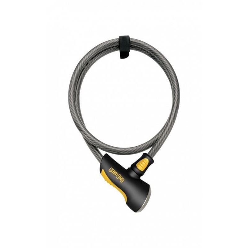OnGuard Akita 12mm Cable Lock 120 – Black/Yellow – 120cm