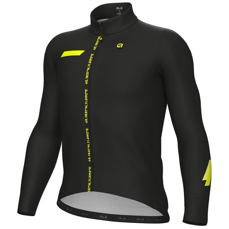 Maglia maniche lunghe Ale PR-E Follow Me – Nero