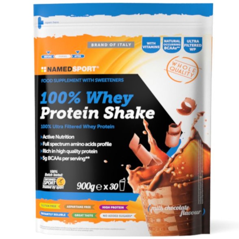 Named 100% Whey Protein Shake 900g – Milk chocolate