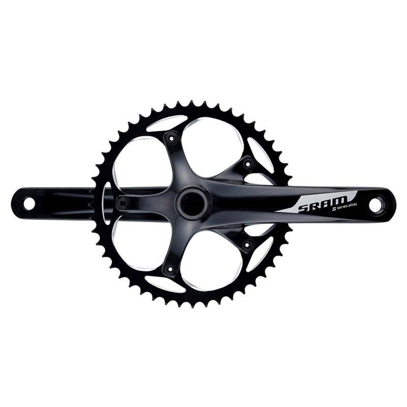 Sram Crank Set S300 1.1 Courier Mirror Black Gxp Cups 68Mm: Black 170Mm – 48T