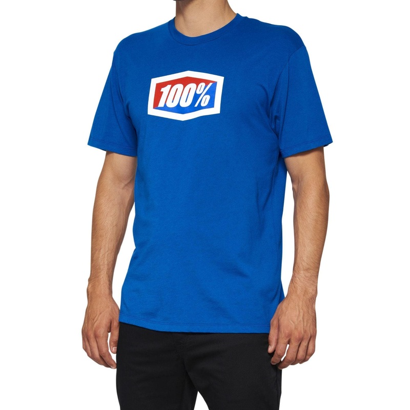 100% OFFICIAL Short Sleeve T-Shirt Royal