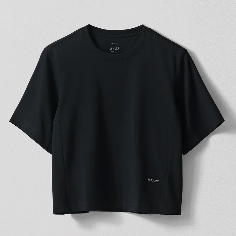 T-Shirt donna Maap Essentials – Nero