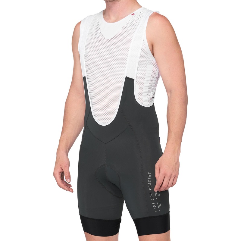 100% Exceeda Bib Charcoal|S