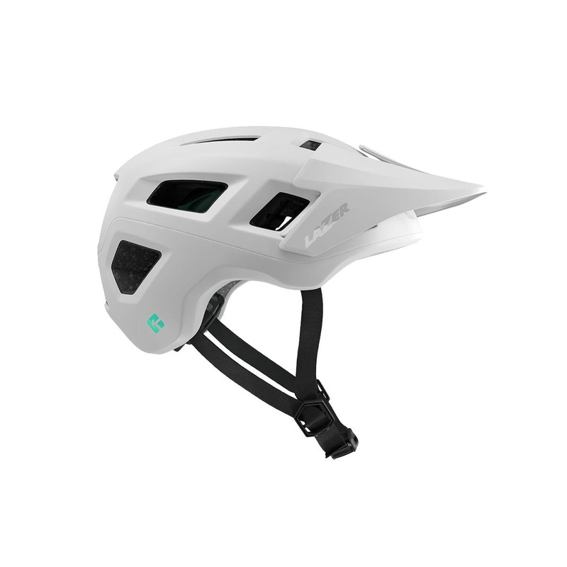 Lazer Coyote KinetiCore Trail Helmet (Matte Full White) (S)