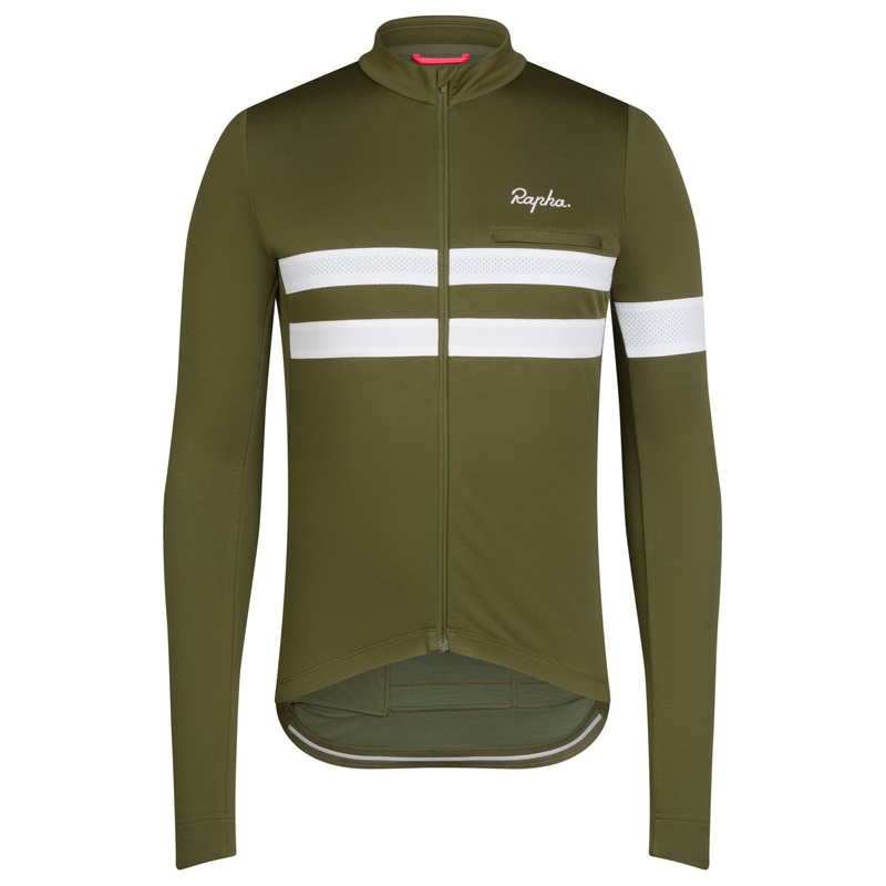 Maglia maniche lunghe Rapha Brevet – Verde