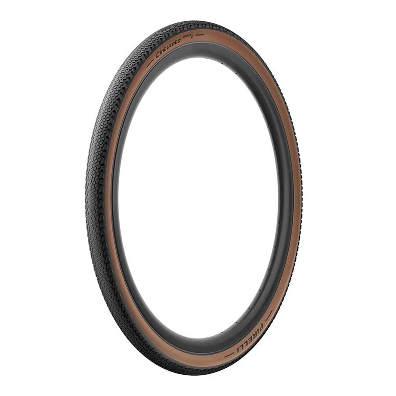 Pirelli Cinturato Gravel H Tire – 700 x 35 Tubeless Folding Classic Tan