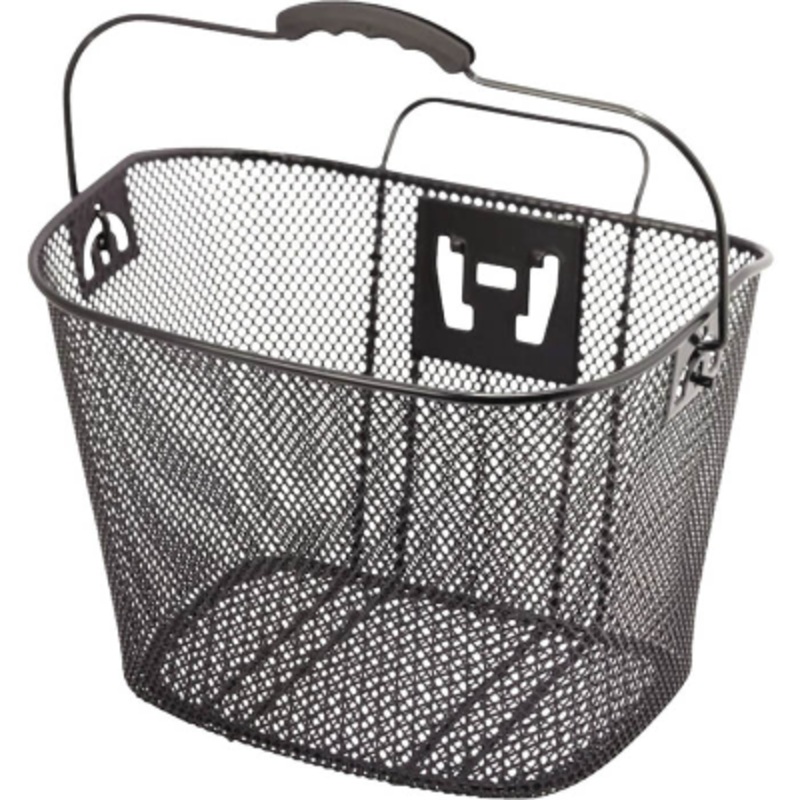 BASKET STEEL 35 X 26X 25CM QR – BLACK – XLC