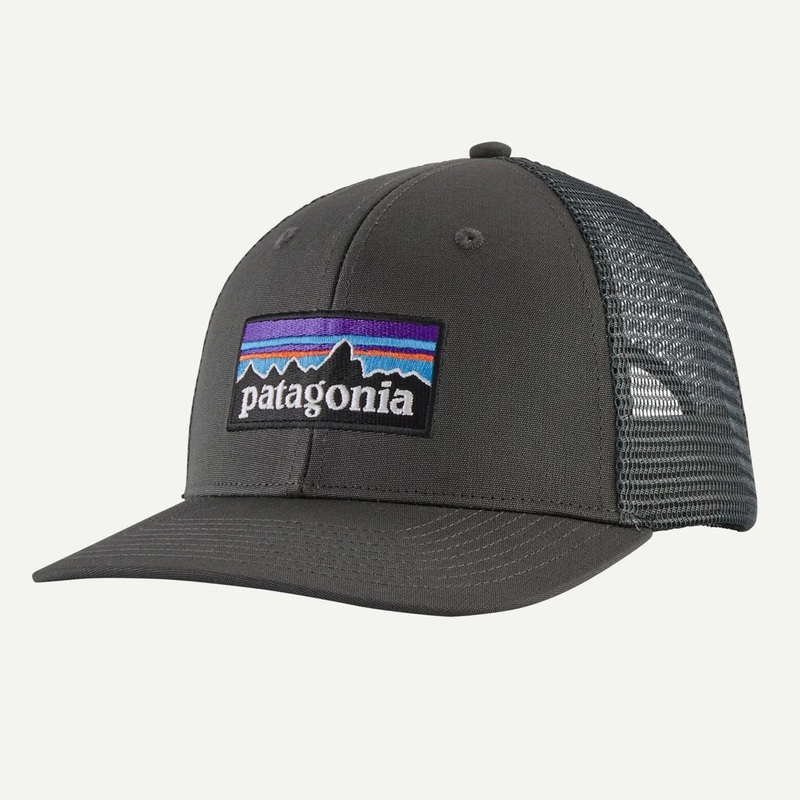 Cappellino Patagonia P-6 Logo Trucker – Grigio