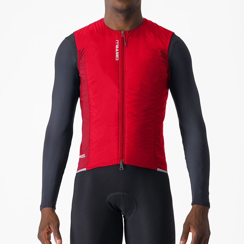 Gilet Castelli Fly – Rosso|XS|S|M|L|XL|XXL|XXXL|Rosso
