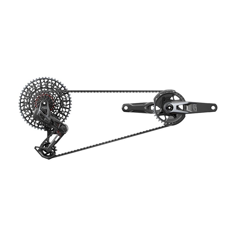 SRAM X0 T-Type Eagle Transmission Groupset – 165mm Crank 32t Chainring AXS POD Controller 10-52t Cassette Rear Derailleur Chain V2