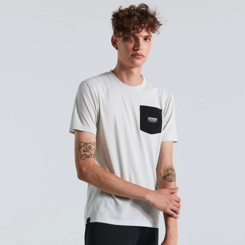 T-Shirt Specialized Pocket – Grigio