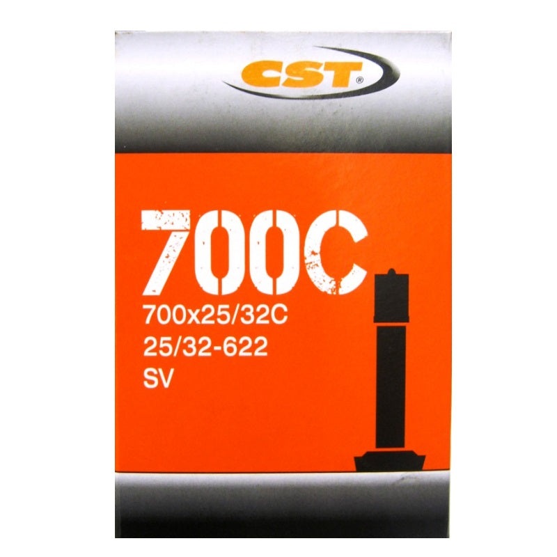 700 x 25/32 CST Inner Tubes|TUBE CST 700C X 25/32 SV (EA)|TUBE CST 700C X 25/32 FV (EA)|TUBE CST 700C X 25/32 FV 48MM (EA)|TUBE CST 700C X 25/32 FV 60MM (EA)