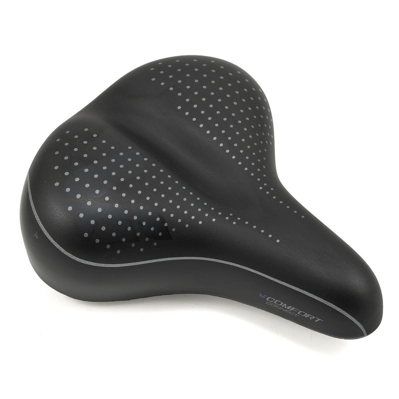 Liv Connect Comfort Women’s Saddle (Black) (Steel Rails)