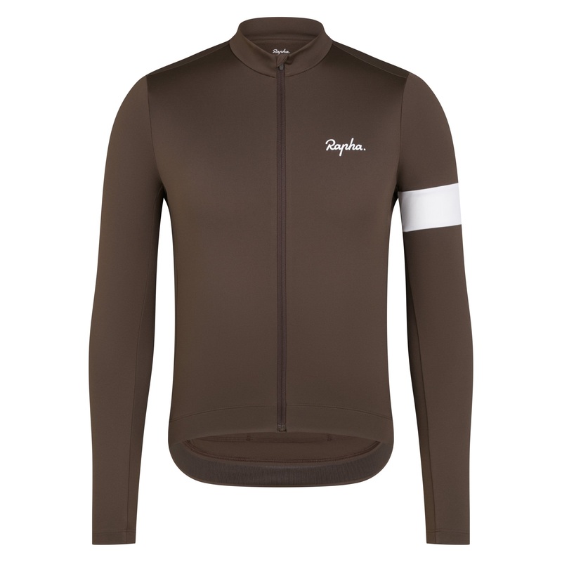 Maglia maniche lunghe Rapha Core – Marrone
