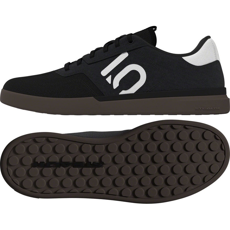 Five Ten Sleuth Canvas Flat Shoes – Men’s Core BLK/Core BLK/FTWR White 10