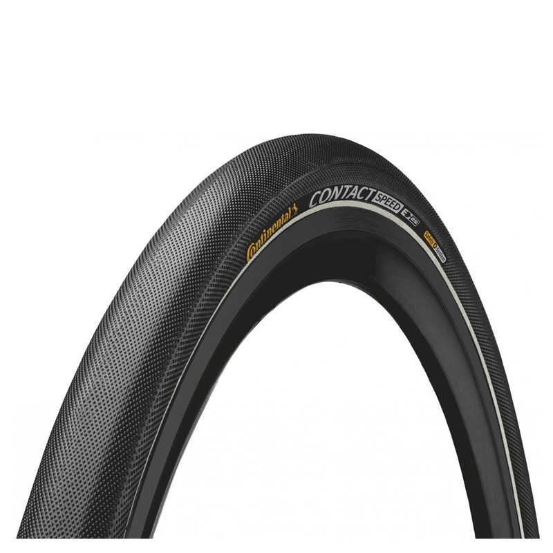 Continental Contact Speed Reflex Tyre – Wire Bead: Black/Black Reflex 27.5X2.00