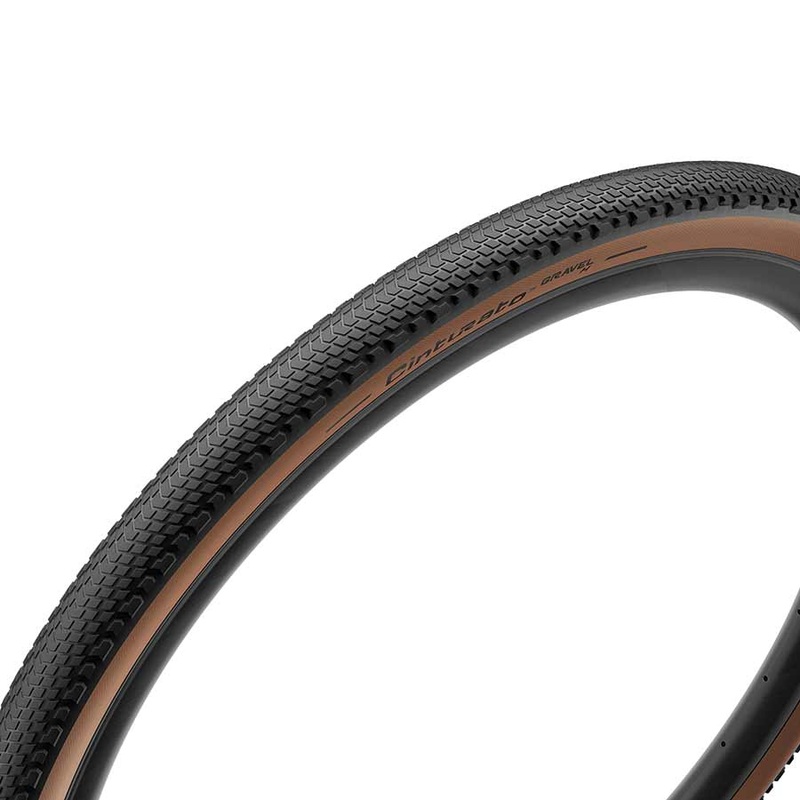 Pirelli Cinturato Gravel H Tire – 650b x 45 Tubeless Folding Classic Tan