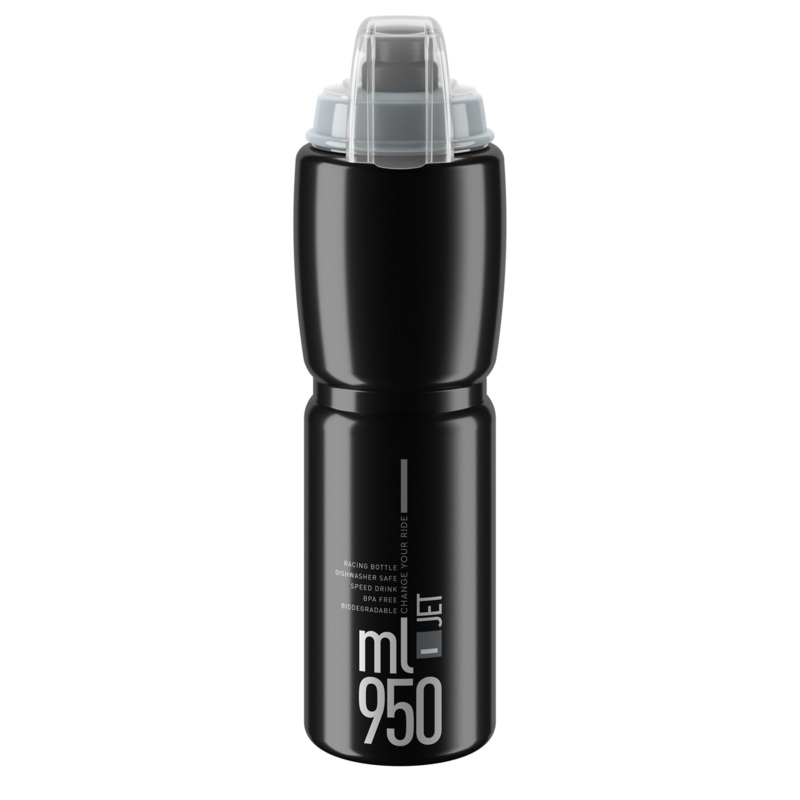 Borraccia Elite Jet Plus Logo 950ml – Nero