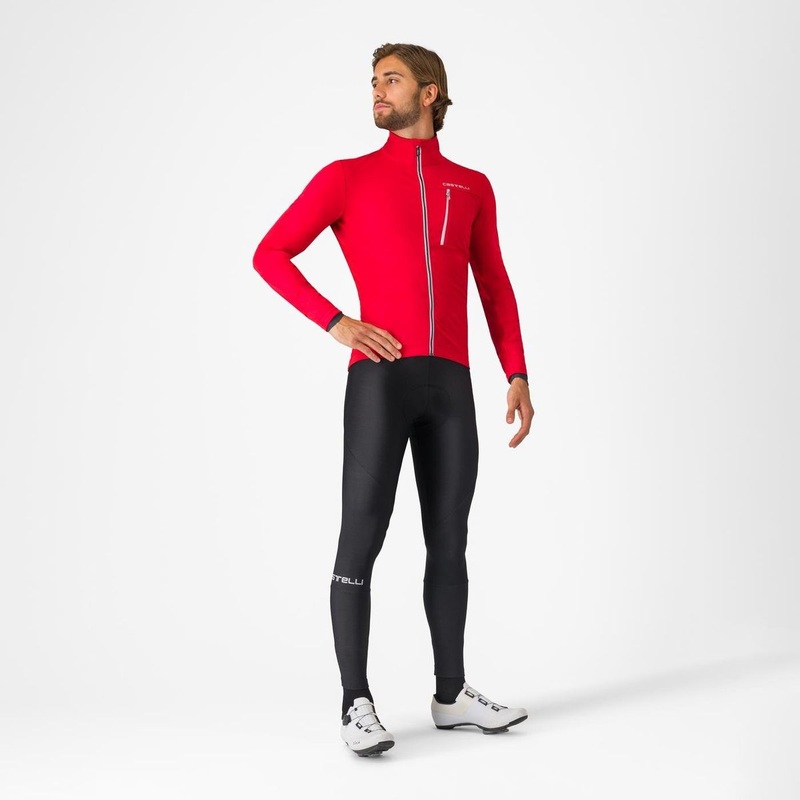Castelli Go Jacket Men’s|Castelli Jacket Go Military Green/Fiery Red – 2XL|Castelli Jacket Go Military Green/Fiery Red – 3XL|Castelli Jacket Go Military Green/Fiery Red – L|Castelli Jacket Go Military Green/Fiery Red – M|Castelli Jacket Go Military Green/
