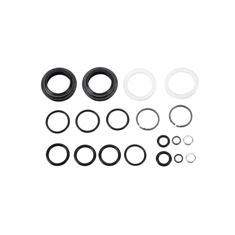 Rockshox Service – 200 Hour/1 Year Service Kit (Includes Dust Seals, Foam Rings, O-Ring Seals) – Reba A7 130-150Mm (Standard) (2018+): Black