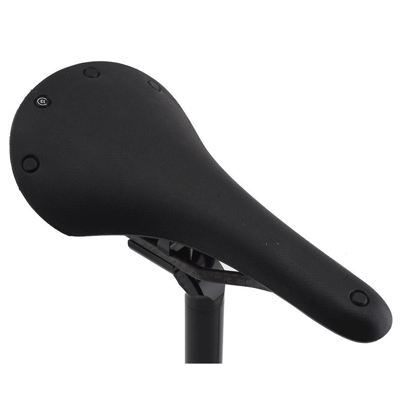 Brooks C13 Cambium Saddle (Black) (Carbon Rails) (145mm)