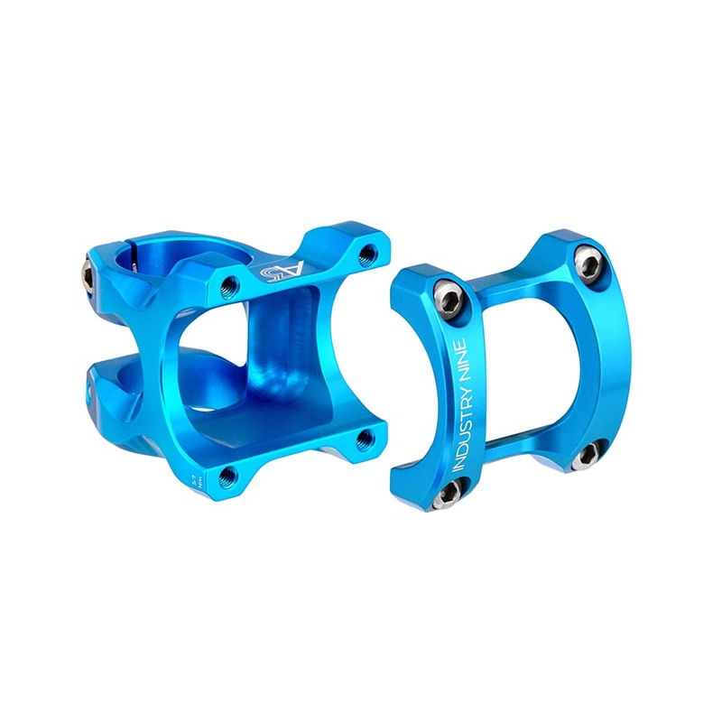 Industry Nine A35 Stem – 32mm 35 Clamp +/-9 1 1/8 Aluminum Turquoise