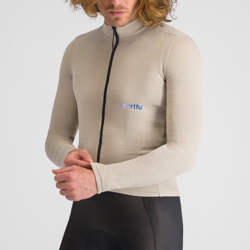 Maglia maniche lunghe Sportful Supergiara Wool – Beige