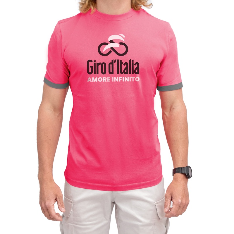 T-Shirt Giro d’Italia – Logo|XS|S/M|L/XL|XXL|Rosa
