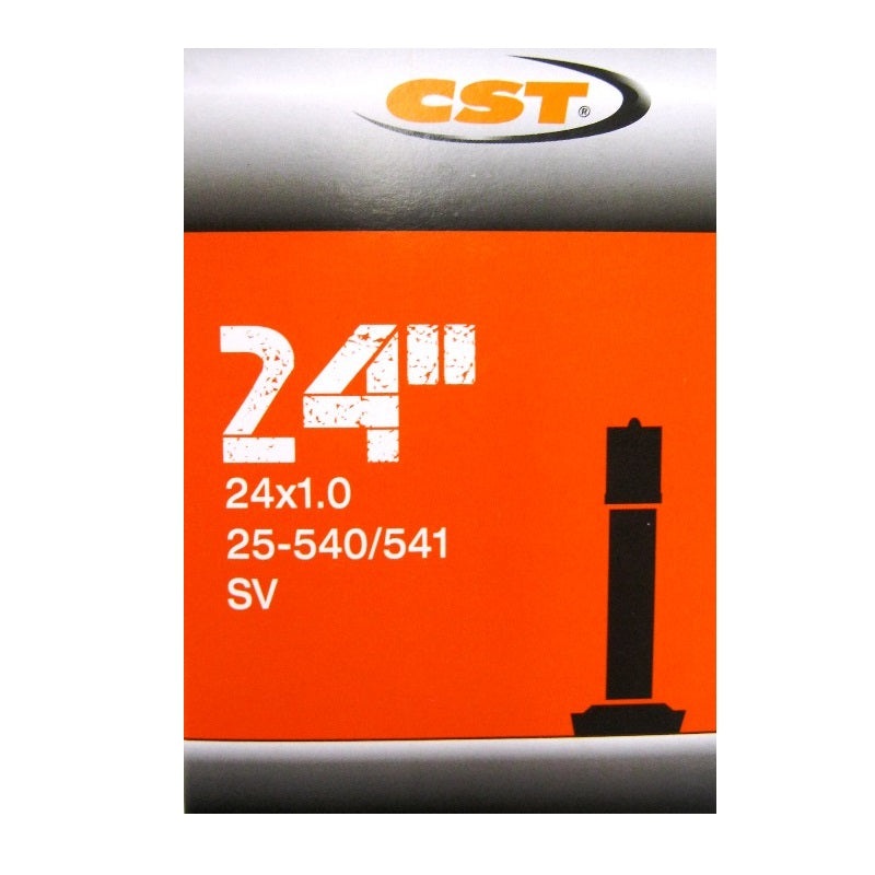 24 x 1 CST Inner Tubes|TUBE CST 24 X 1 SV (EA)|TUBE CST 24 X 1 FV (EA)