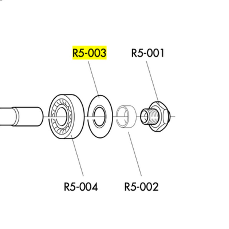 Fulcrum Part R5-003 front cup|Fulcrum Part R5-003 front cup