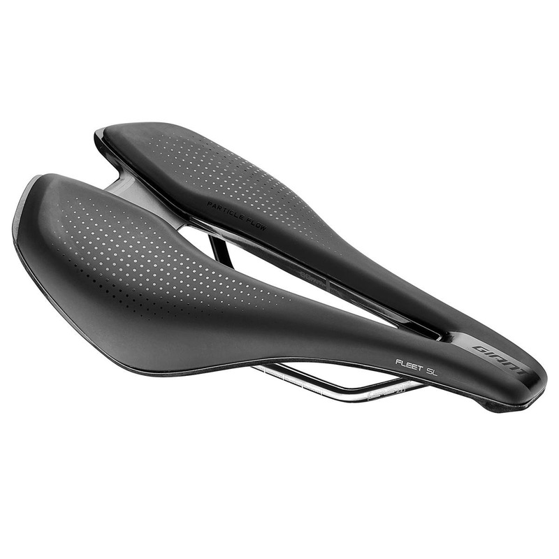 Giant Fleet SL Saddle (Black) (Alloy Rails) (145mm)