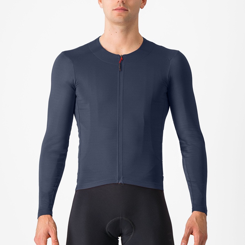 Maglia maniche lunghe Castelli Fly – Blu scuro