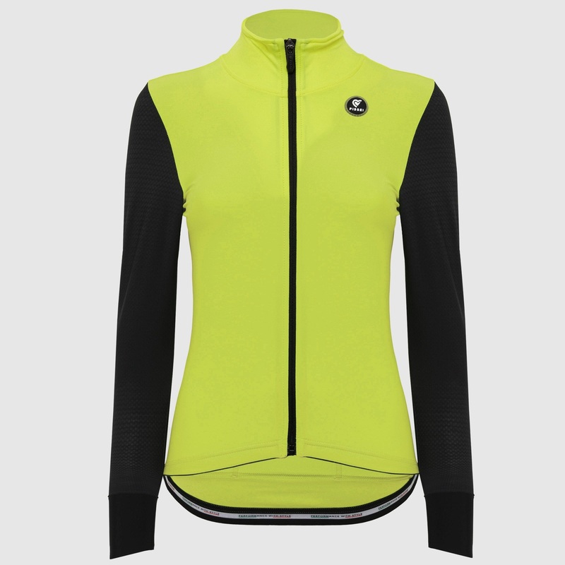 Maglia maniche lunghe donna Pissei Monviso – Lime nero