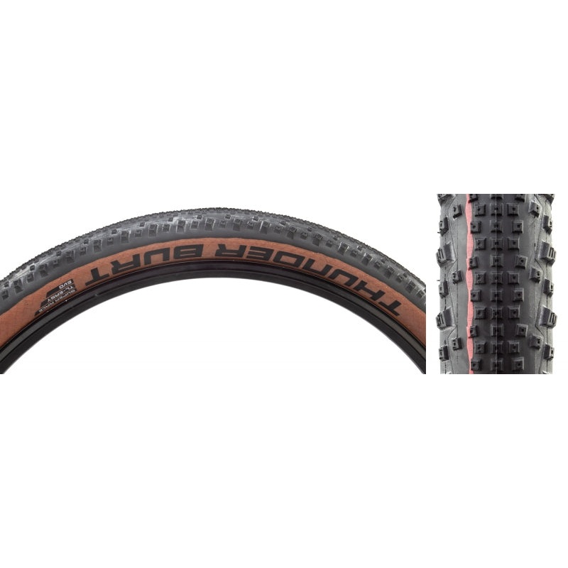 Schwalbe Thunder Burt Tire – 29 x 2.1 Tubeless Folding BLK/Transparent Evolution Super Race Addix Speed