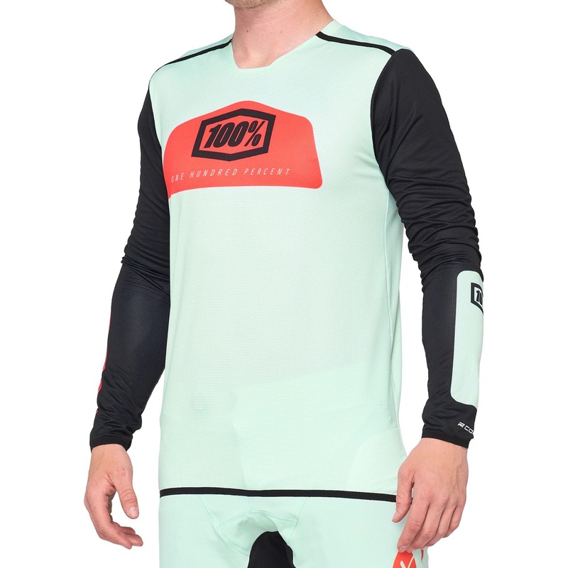 100% R-Core X Jersey Fluo Red / Black