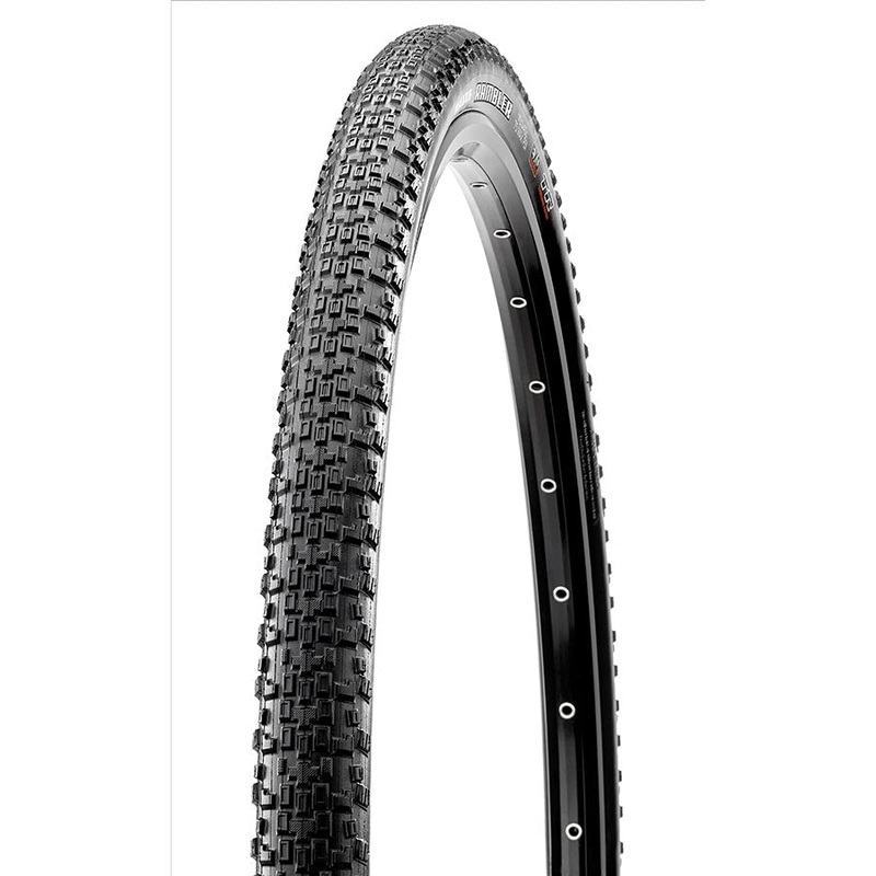 Maxxis Rambler Tire – 700 x 45 Tubeless Folding Black Dual SilkShield